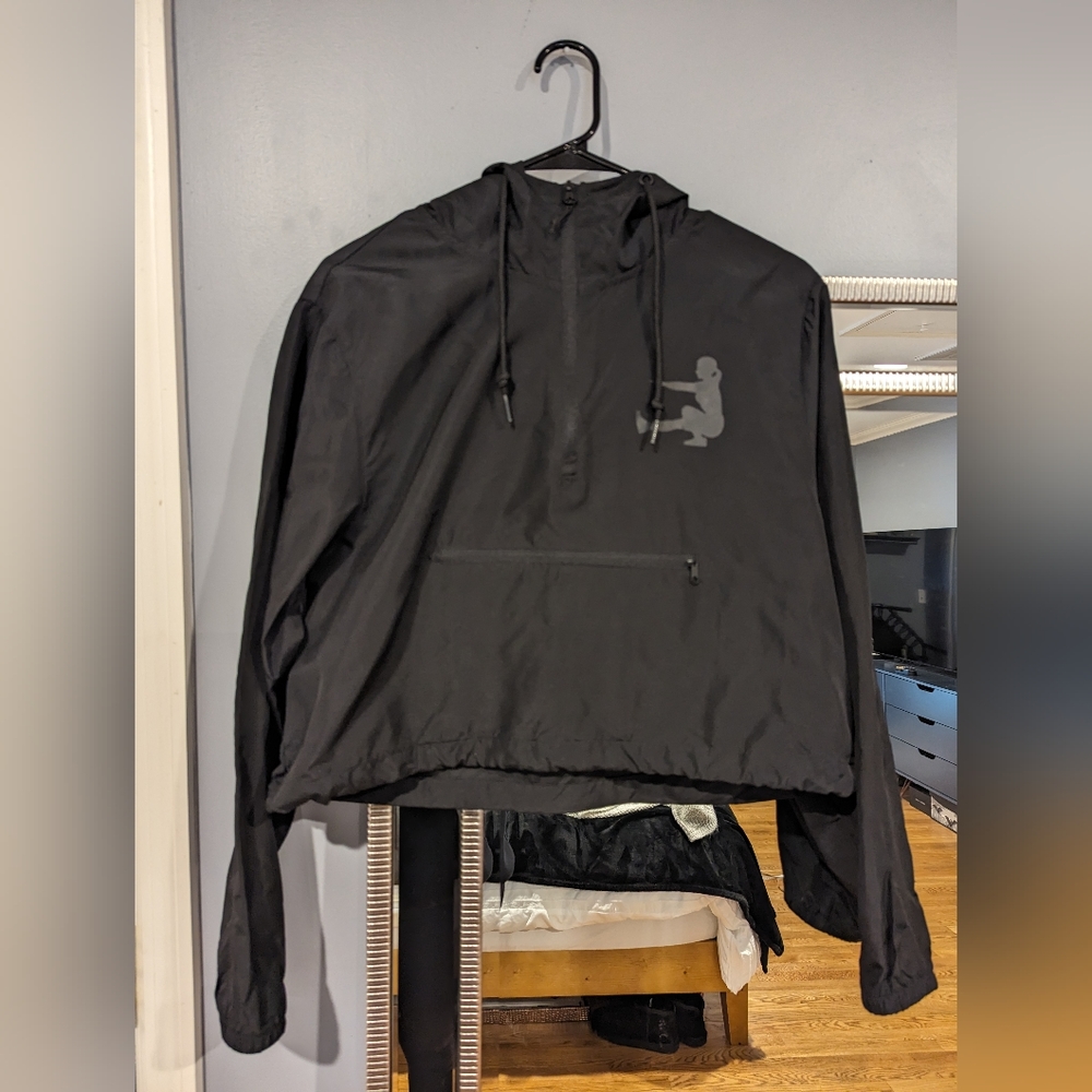 Quarter Zip Nylon Windbreaker Suzie B Fitness